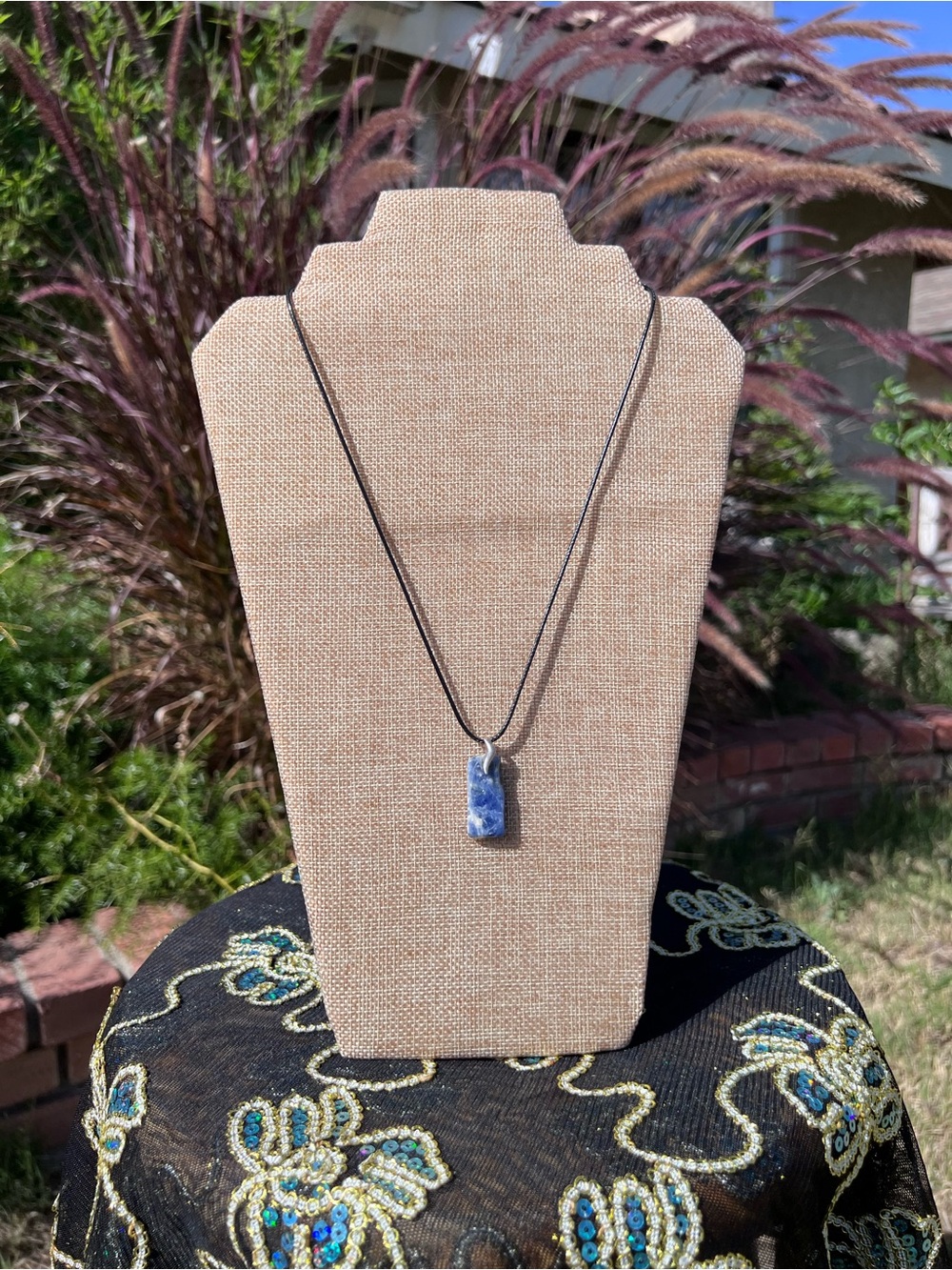 ⭐️ Blue Stone Pendant Necklace - Women Jewelry ⭐️⭐️